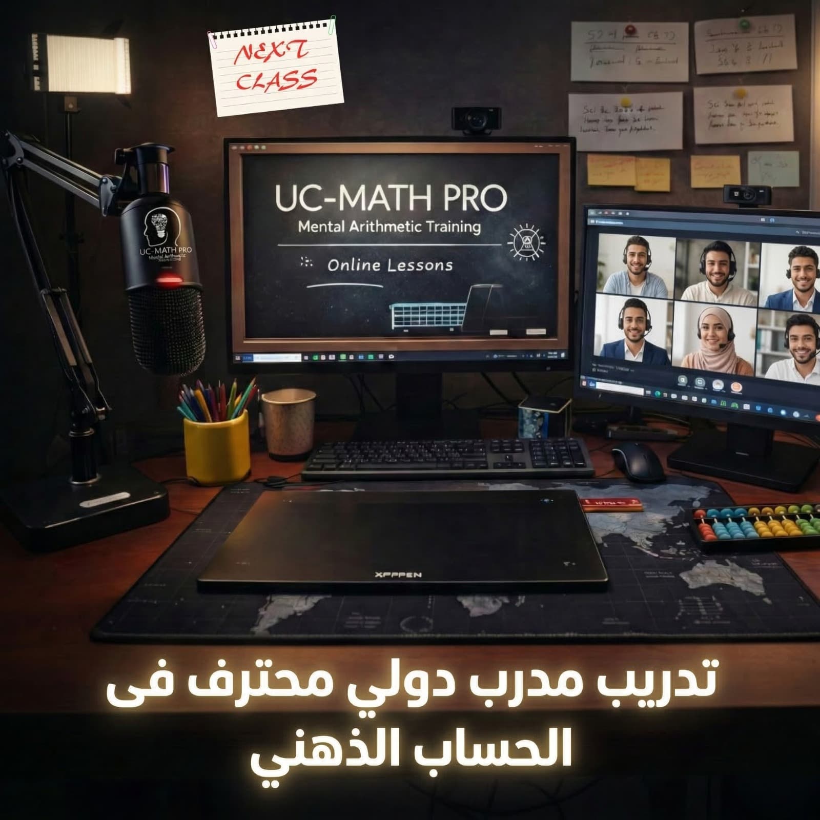 تدريب مدرب دولي محترف في الحساب الذهني - UC Math Pro